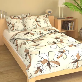 Povlečení Krepové povlečení Motýli Uzávěr: Zip