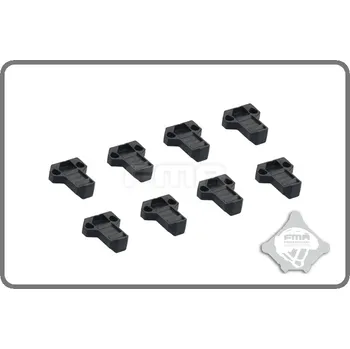 FMA FMA zvětšená táhla sumek (Pull Tab), 8 ks - Černá