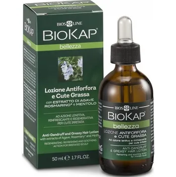 Vlasová regenerace BioKap Bellezza Lozione Antiforfora Sérum na mastné vlasy a proti lupům 50 ml