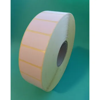 Samolepící etiketa WHP Samolepicí papírová etiketa se standardním lepidlem 50x70 mm / lepidlo permanentní / dutinka průměr 40 mm / na roli 1000 ks