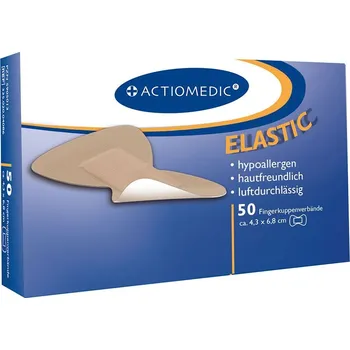 Náplast ACTIOMEDIC ELASTIC - elastická náplast motýlková (50 ks)