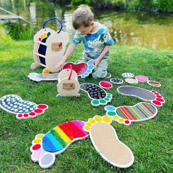 Výuková hračka Profedu Souprava smyslových stop a kruhů I