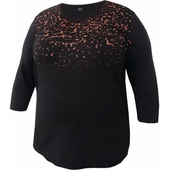 Dámské tričko Dámské tričko, 3/4 rukáv KAGULA 881 černá 3XL