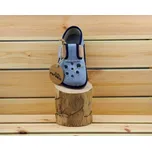 Barefoot Pegres papučky BF03 s průřezem - modrá, Pegres Velikost: 24