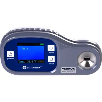 Refraktometr digitální Euromex pro stanovení cukernatosti, Typ: RD.6645, Popis: Se stupnicí 0 – 45 °Brix a 1,33 – 1,41 R.I.