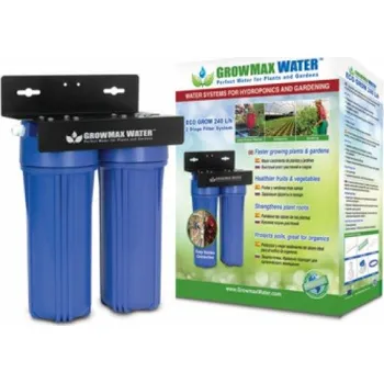 Filtrace vody GrowMax Water Vodní uhlíkový filtr Pro Grow 2000 L/h (Profesionální dvoustupňová filtrace vody. Pro použití ve velkých venkovních i vnitřních pěstebních plochách.)