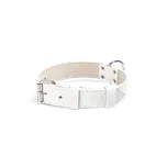 Vasky obojek White 35 mm - kožený obojek pro psy bílý | česká výroba ze Zlína One size EU