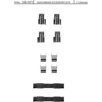 Přislušenství brzdového systému Příslušenství br. destiček MITSUBISHI - TOYOTA