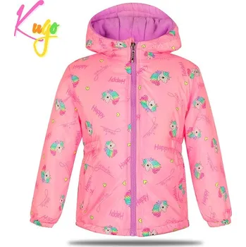 Dívčí bunda KUGO KM9982 růžová 100