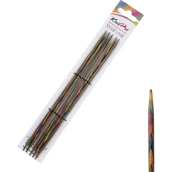 Jehlice KnitPro Symfonie ponožkové jehlice 20cm 3,75mm (KnitPro Symfonie Double Pointed Needles 20cm 3,75mm)