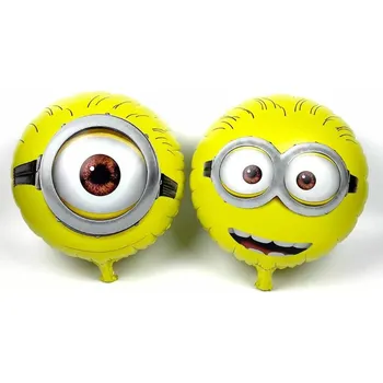 Balónek Fóliový balónek Mimoň - oko, kulatý, 45 cm