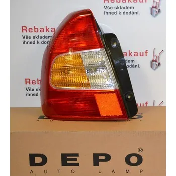 Zadní světlomet Levé zadní světlo HYUNDAI ACCENT 4D 00-03 (HYUNDAI 92401-25020 DEPO 09.01.3.71)