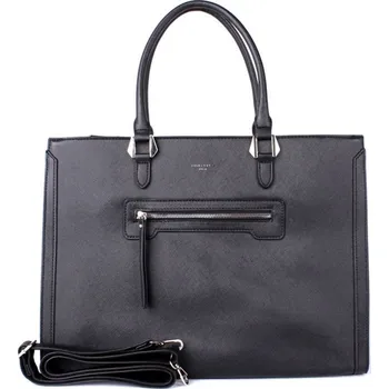 Kabelka David Jones Paris Velká elegantní kabelka do ruky David Jones CM6572 černá