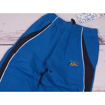 Tepláky Kugo modré s bagrem velikost oblečení - děti: 128