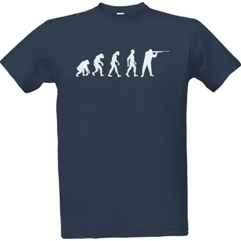 Tričko s potiskem Evoluce tričko zbraň pánské