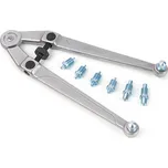 Nastavitelný čelní klíč na čelní otvory s oboustrannými výměnnými čepy-piny 2,5 - 9 mm , sada 8 dílů (TrueTech)