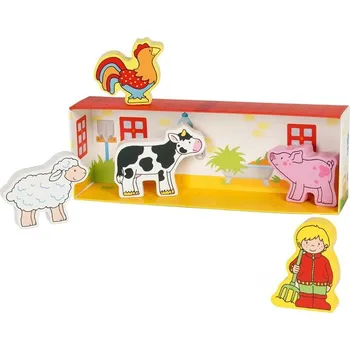 Dětské zboží Zvířátka dřevěné - Bedřiščina malá farma, 5ks (Goki) - Akce