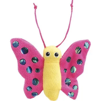 Hračka pro kočku Hračka pro kočky Magic Cat motýl plyšový s catnipem 13 cm, různé barvy