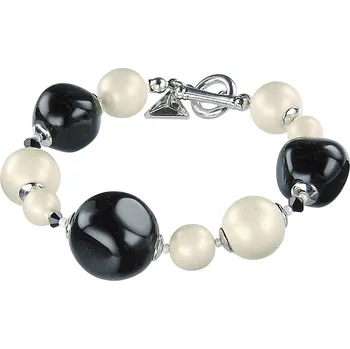 Náramek Lampglas Dech beroucí luxusní náramek Ultimate Beauty z perel Lampglas