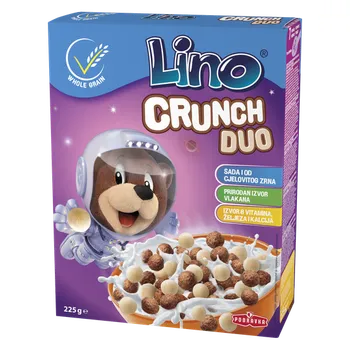 Cereální kuličky s čokoládovou a vanilkovou příchutí 225 g