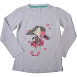 Dívčí tričko šedé Wolf S2242A Velikost: 122