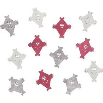 Vánoční dekorace Dráček dřevěný 4 cm, 12 ks