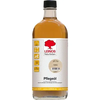 Olej na dřevo LEINOS 285.002 - Čistící a ošetřující (pečující) olej bezbarvý 0,25lt LEINOS L-285.002 000250