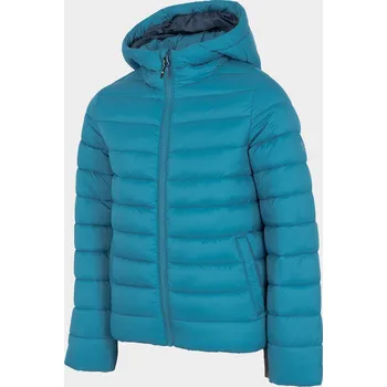 Chlapecká bunda 4F HJZ22-JKUMP001 BLUE Dětská bunda EU 140