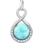 Stříbrný přívěsek s přírodním Larimarem JSTS14709LR