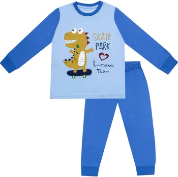 Chlapecké pyžamo Chlapecké pyžamo - Wolf S2255B, modrá Barva: Modrá, Velikost: 128