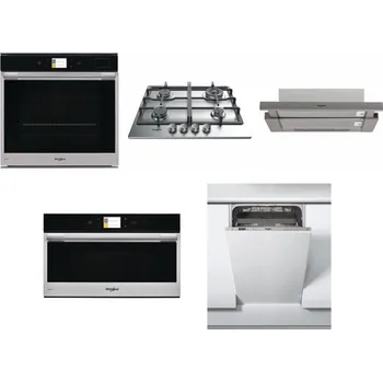 Set domácích spotřebičů WHIRLPOOL W9 OP2 4S2 H + WHIRLPOOL TKRL 661 IX EU + WHIRLPOOL AKR 5390/1 IX + WHIRLPOOL W9 MD260 IXL + WHIRLPOOL WSIC 3M27 C