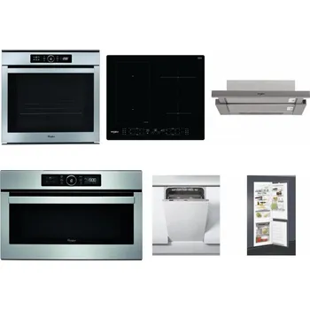 Set domácích spotřebičů WHIRLPOOL ABSOLUTE AKZM 8480 IX + WHIRLPOOL WL B8160 NE + WHIRLPOOL AKR 5390/1 IX + WHIRLPOOL ABSOLUTE AMW 730 IX + WHIRLPOOL WSIC 3M27 C + WHIRLPOOL ART 65031
