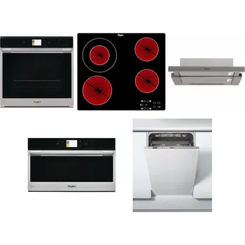 Set domácích spotřebičů WHIRLPOOL W9 OP2 4S2 H + WHIRLPOOL AKT 8130/NE + WHIRLPOOL AKR 5390/1 IX + WHIRLPOOL W9 MD260 IXL + WHIRLPOOL WSIC 3M27 C