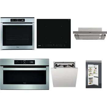 Set domácích spotřebičů WHIRLPOOL ABSOLUTE AKZM 8480 IX + WHIRLPOOL WL S7260 NE + WHIRLPOOL AKR 5390/1 IX + WHIRLPOOL ABSOLUTE AMW 730 IX + WHIRLPOOL WIC 3C33 PFE + WHIRLPOOL ART 66112