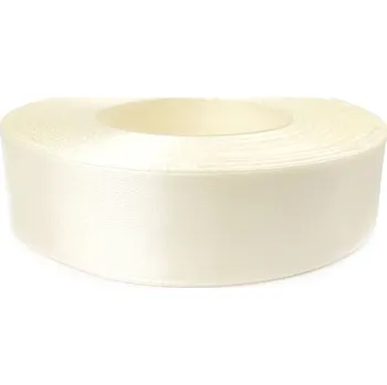 Stuha Saténová stuha vanilková 25mm (Saténová stuha vanilková 25mm)