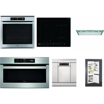 Set domácích spotřebičů WHIRLPOOL ABSOLUTE AKZM 8480 IX + WHIRLPOOL WL B8160 NE + WHIRLPOOL AKR 650/1 IX + WHIRLPOOL ABSOLUTE AMW 730 IX + WHIRLPOOL WSBO 3O34 PF X + WHIRLPOOL ART 65031