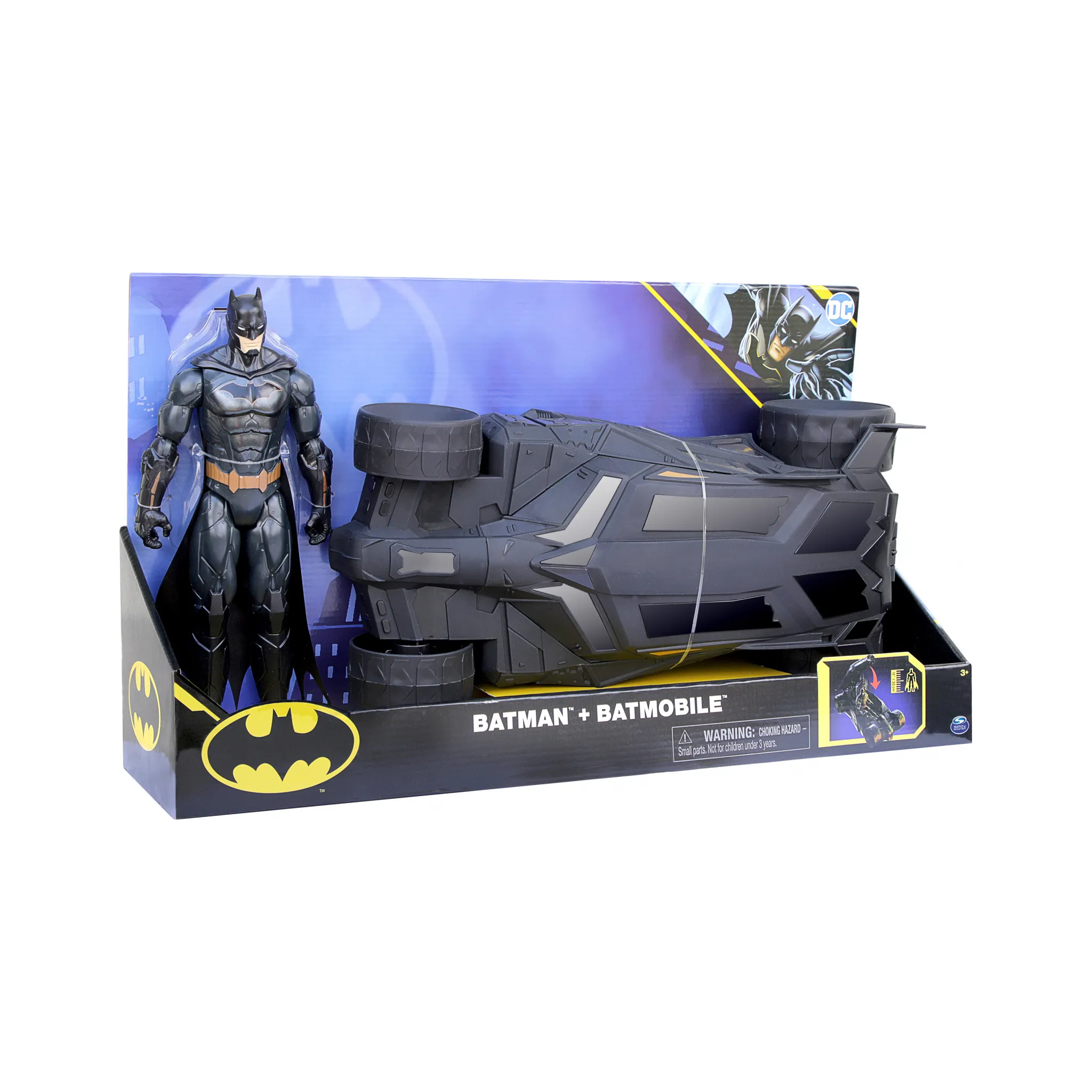 Fotografie 1 - Figurka Spin Master DC Comics Batman & Batmobile