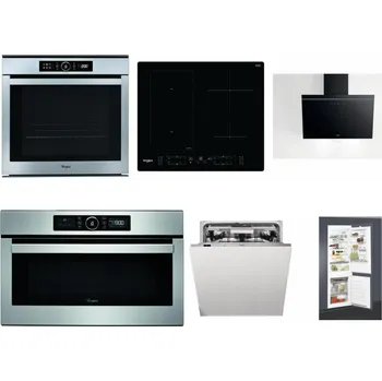 Set domácích spotřebičů WHIRLPOOL ABSOLUTE AKZM 8480 IX + WHIRLPOOL WL B8160 NE + WHIRLPOOL AKR 62F LT K + WHIRLPOOL ABSOLUTE AMW 730 IX + WHIRLPOOL WIO 3O540 PELG + WHIRLPOOL ART 65031