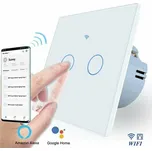 WELAIK skleněný dotykový žaluziový vypínač kompletní WiFi- bílý