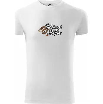 Kožená svatba 3 - Viper FIT - Pánské zůžené tričko - 3XL ( Bílá )