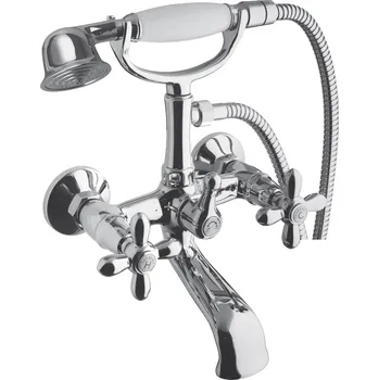 Vodovodní baterie Daisy - vanová kohoutková nástěnná baterie, s příslušenstvím DY58B