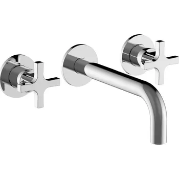 Vodovodní baterie Helix - umyvadlová podomítková baterie, výpusť click clack HX19