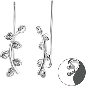 Náušnice For Silver NÁUŠNICE STŘÍBRNÉ VĚTVIČKY - STŘÍBRO 925