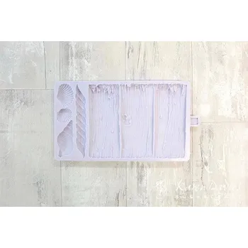 Forma na pečení Silikonová forma dřevo a mušle - Karen Davies