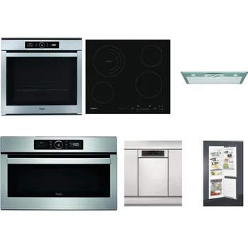Set domácích spotřebičů WHIRLPOOL ABSOLUTE AKZM 8480 IX + WHIRLPOOL AKT 8900 BA + WHIRLPOOL AKR 650/1 IX + WHIRLPOOL ABSOLUTE AMW 730 IX + WHIRLPOOL WSBO 3O34 PF X + WHIRLPOOL ART 65031