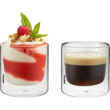 Sklenice Termo sklenice na espresso MIRA, 2 ks 80 ml - GEFU (Termální sklo MIRA, 80 ml, 2 kusy - GEFU)