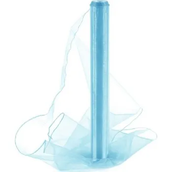 Organza obšitá 40cm/9m - ledově modrá 242022