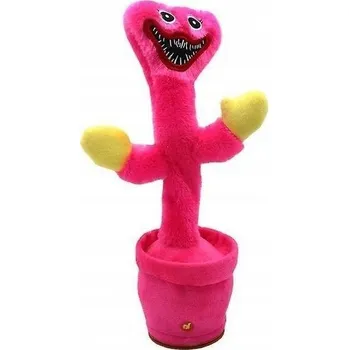 plyšák Plyšový tančící a opakující Huggy Wuggy - růžový