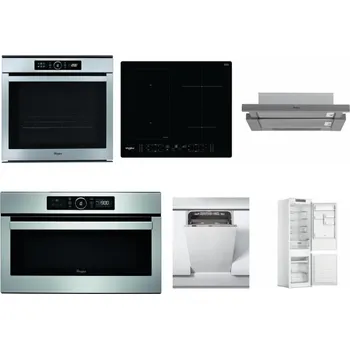 Set domácích spotřebičů WHIRLPOOL ABSOLUTE AKZM 8480 IX + WHIRLPOOL WL B8160 NE + WHIRLPOOL AKR 749/1 IX + WHIRLPOOL ABSOLUTE AMW 730 IX + WHIRLPOOL WSIC 3M27 C + WHIRLPOOL WHC18 T311
