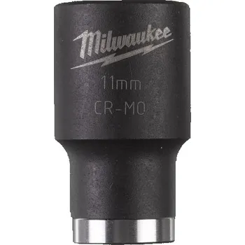 Gola hlavice MILWAUKEE Průmyslová hlavice Shockwave 3/8" HEX 11mm, krátká
